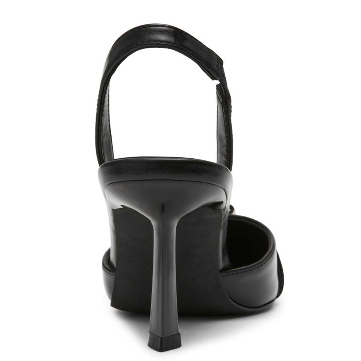 ZAPATOS DE VESTIR MUJER STEVE MADDEN NEGRO BAND BLACK SHINY PARIS - 6