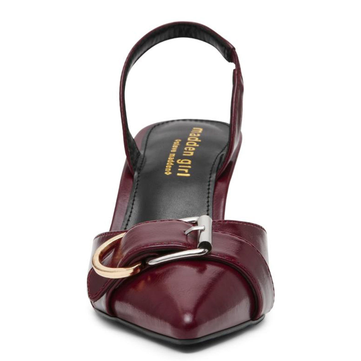 ZAPATOS DE VESTIR MUJER STEVE MADDEN GUINDA BAND BORDEAUX SHINY PARIS - 3
