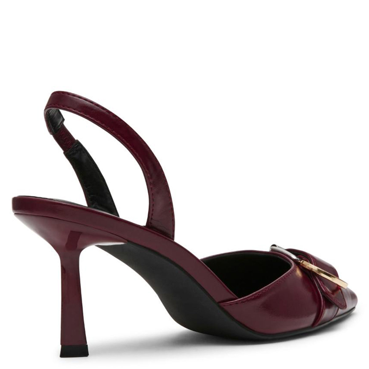 ZAPATOS DE VESTIR MUJER STEVE MADDEN GUINDA BAND BORDEAUX SHINY PARIS - 4