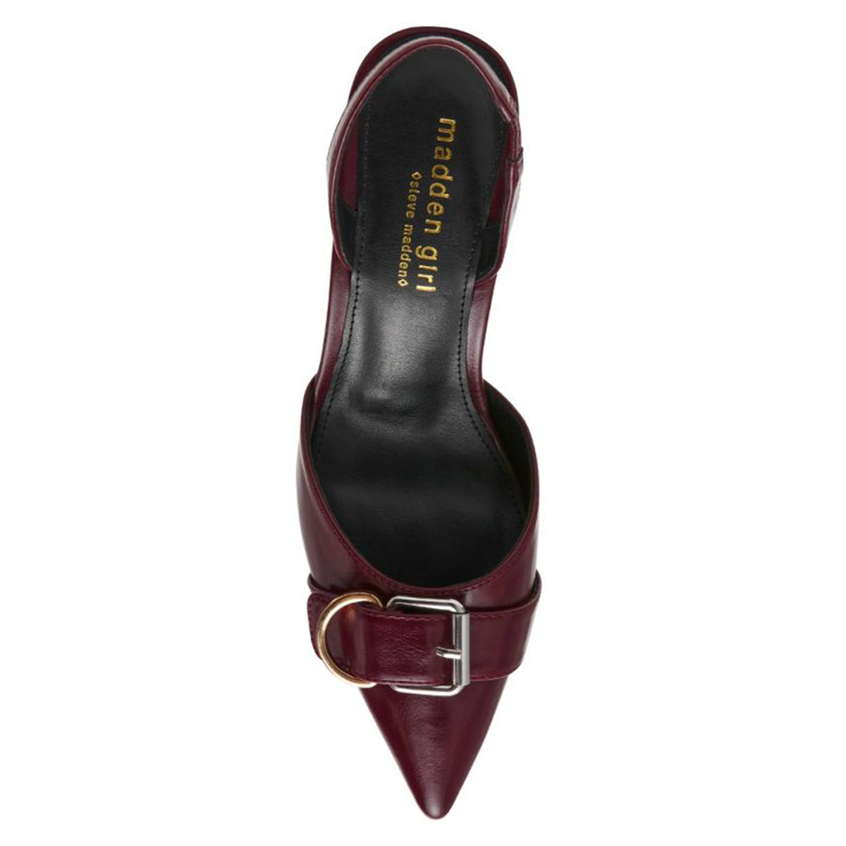 ZAPATOS DE VESTIR MUJER STEVE MADDEN GUINDA BAND BORDEAUX SHINY PARIS - 6