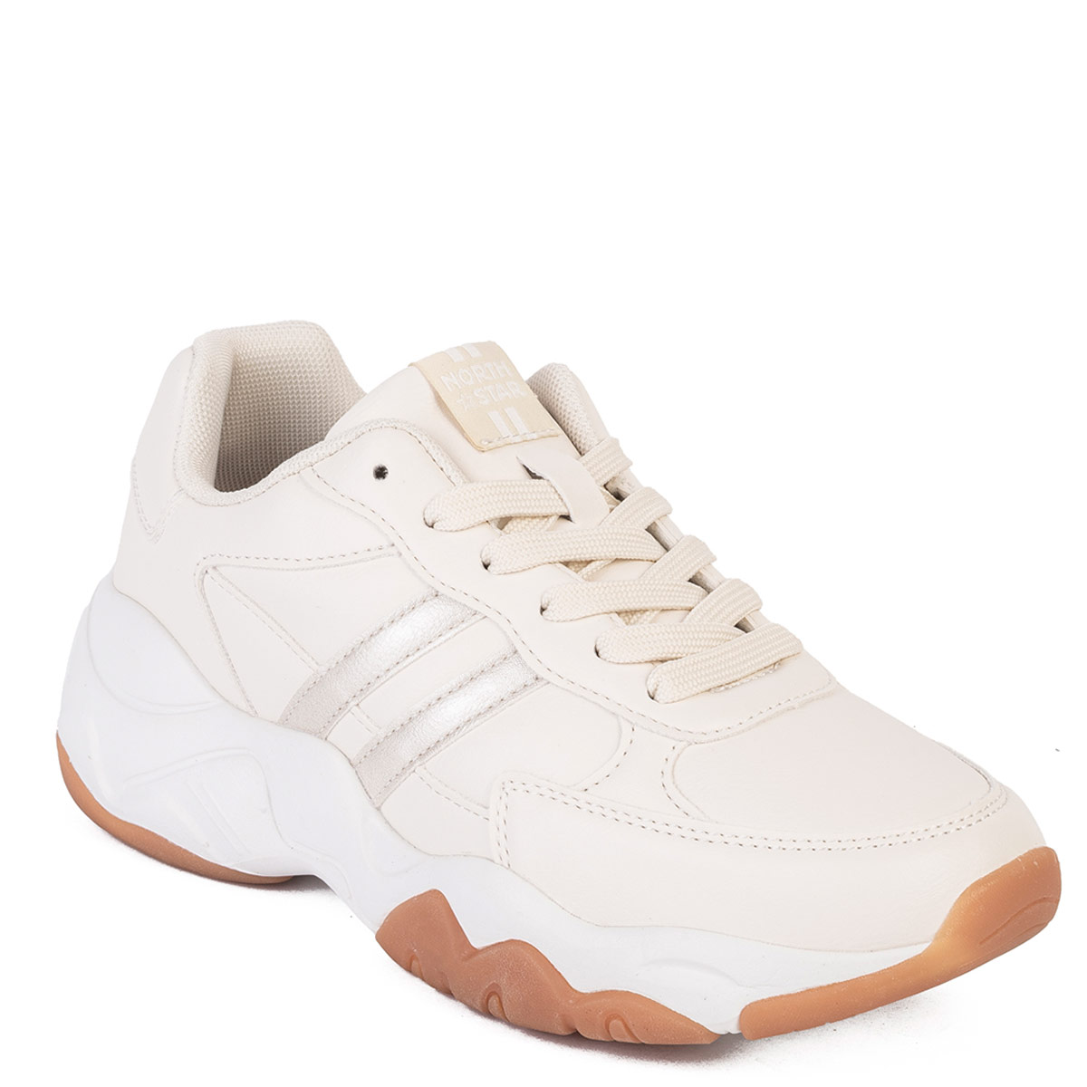 ZAPATILLAS MUJER NORTH STAR CASUALES BEIGE MACAO - 2