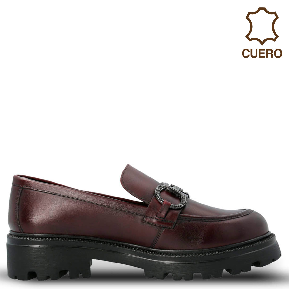 MOCASINES DE CUERO MUJER HUSH-PUPPIES BURDEO BLAKE - 1