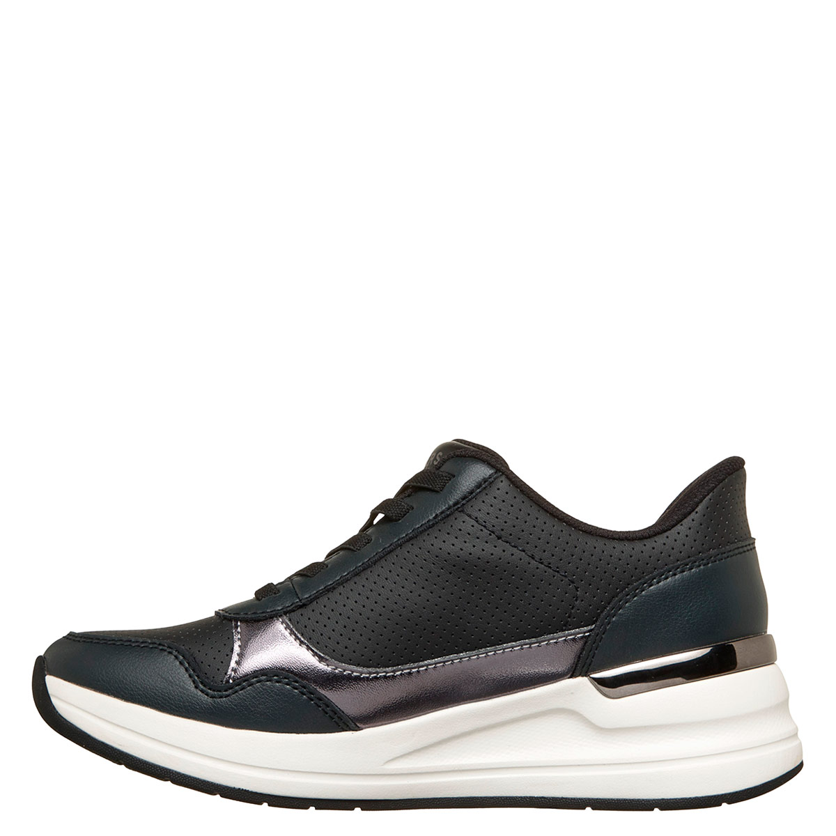 ZAPATILLAS MUJER SKECHERS URBANAS NEGRO BILLION - 4
