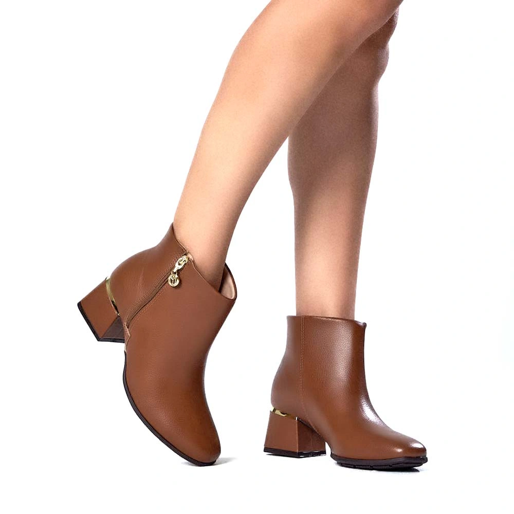 BOTINES MUJER MODARE CARAMELO - 2