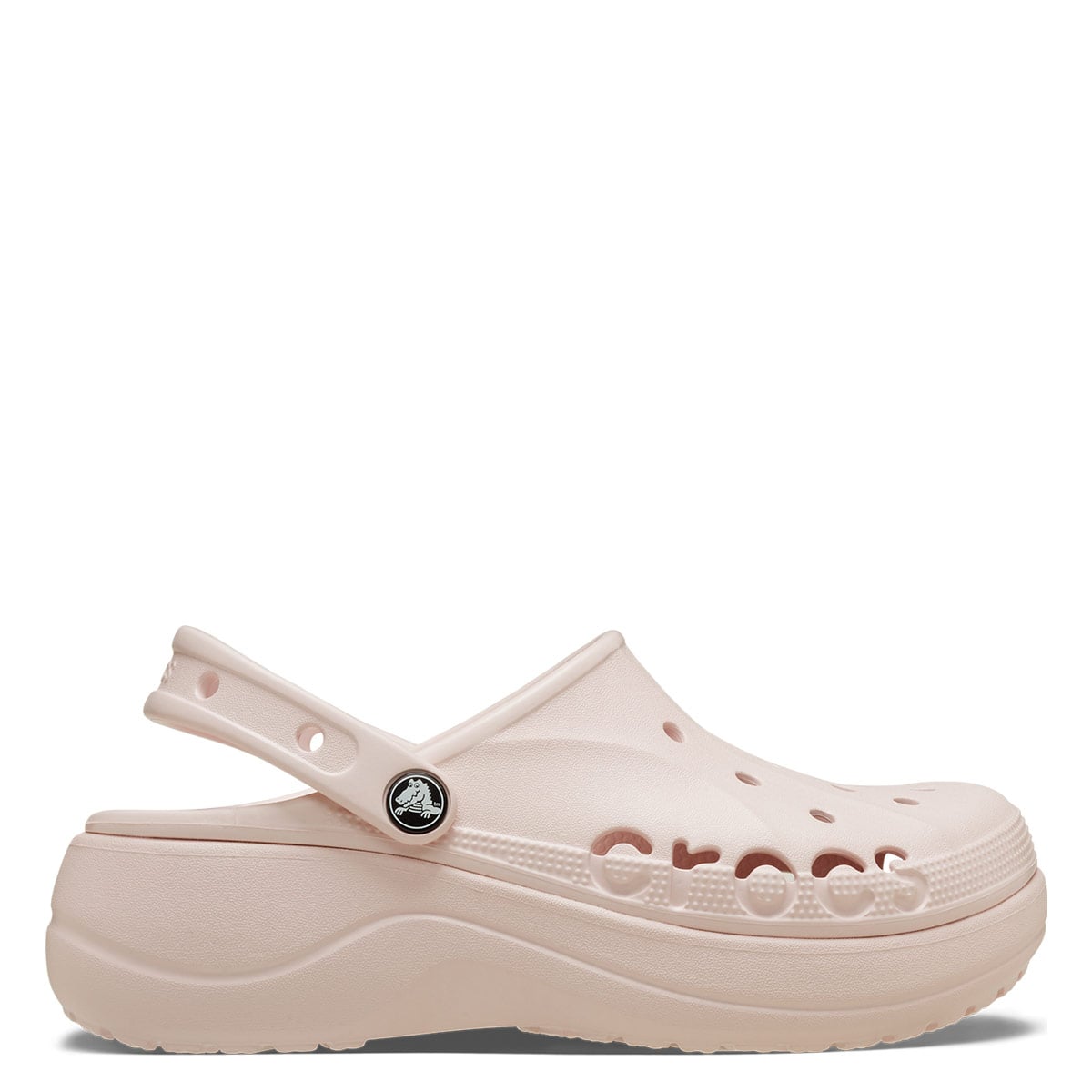 ZUECOS MUJER CROCS ROSADO BAYA PLATFORM CLOG - 1