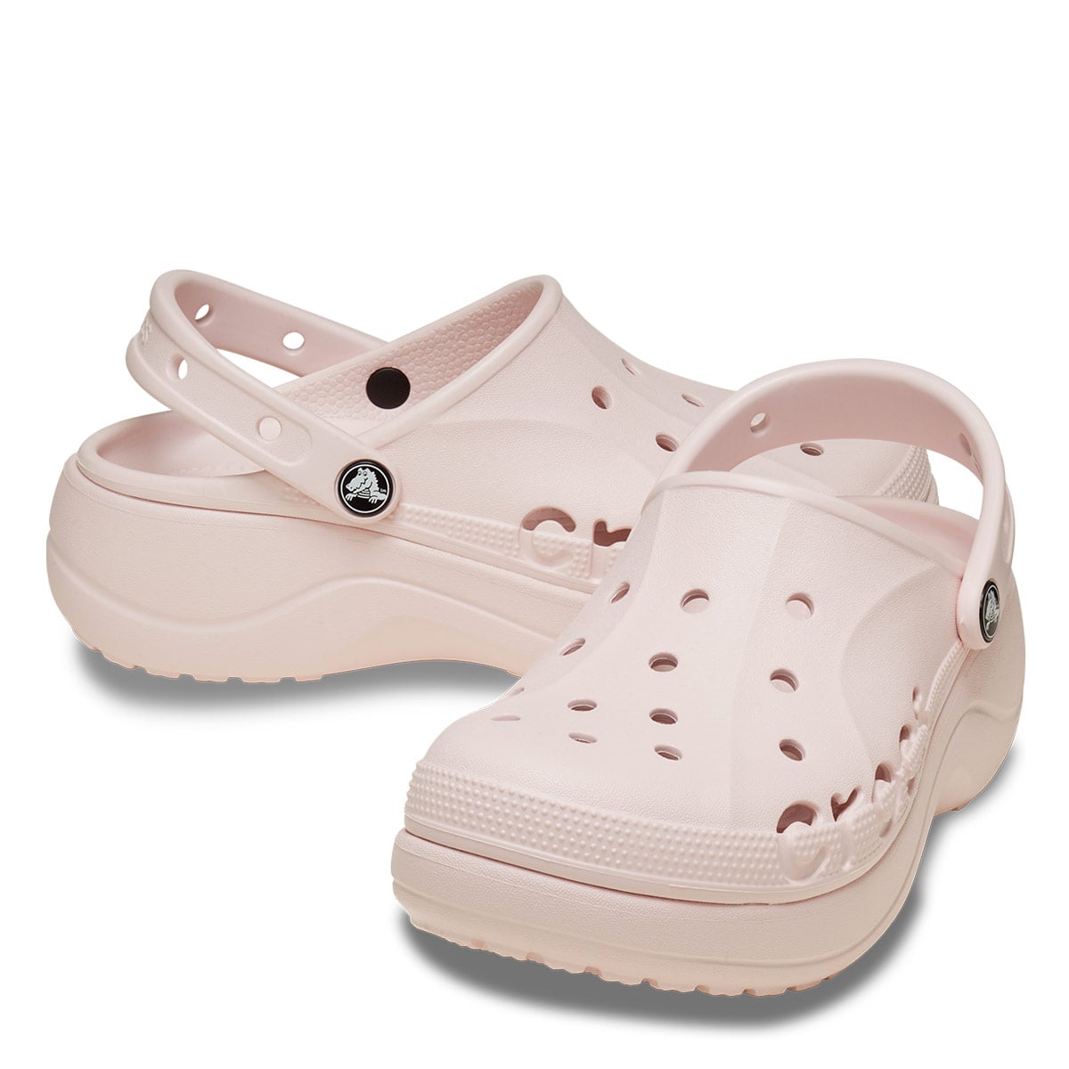 ZUECOS MUJER CROCS ROSADO BAYA PLATFORM CLOG - 2