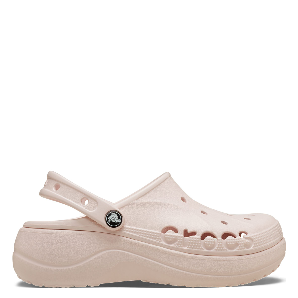 ZUECOS MUJER CROCS ROSADO BAYA PLATFORM CLOG - 1
