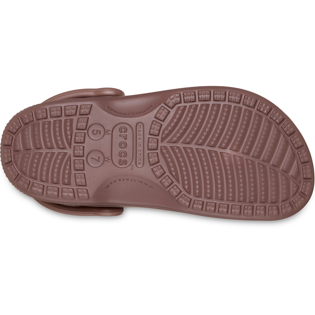 ZUECOS MUJER CROCS MARRÓN BAYA CLOG - 4