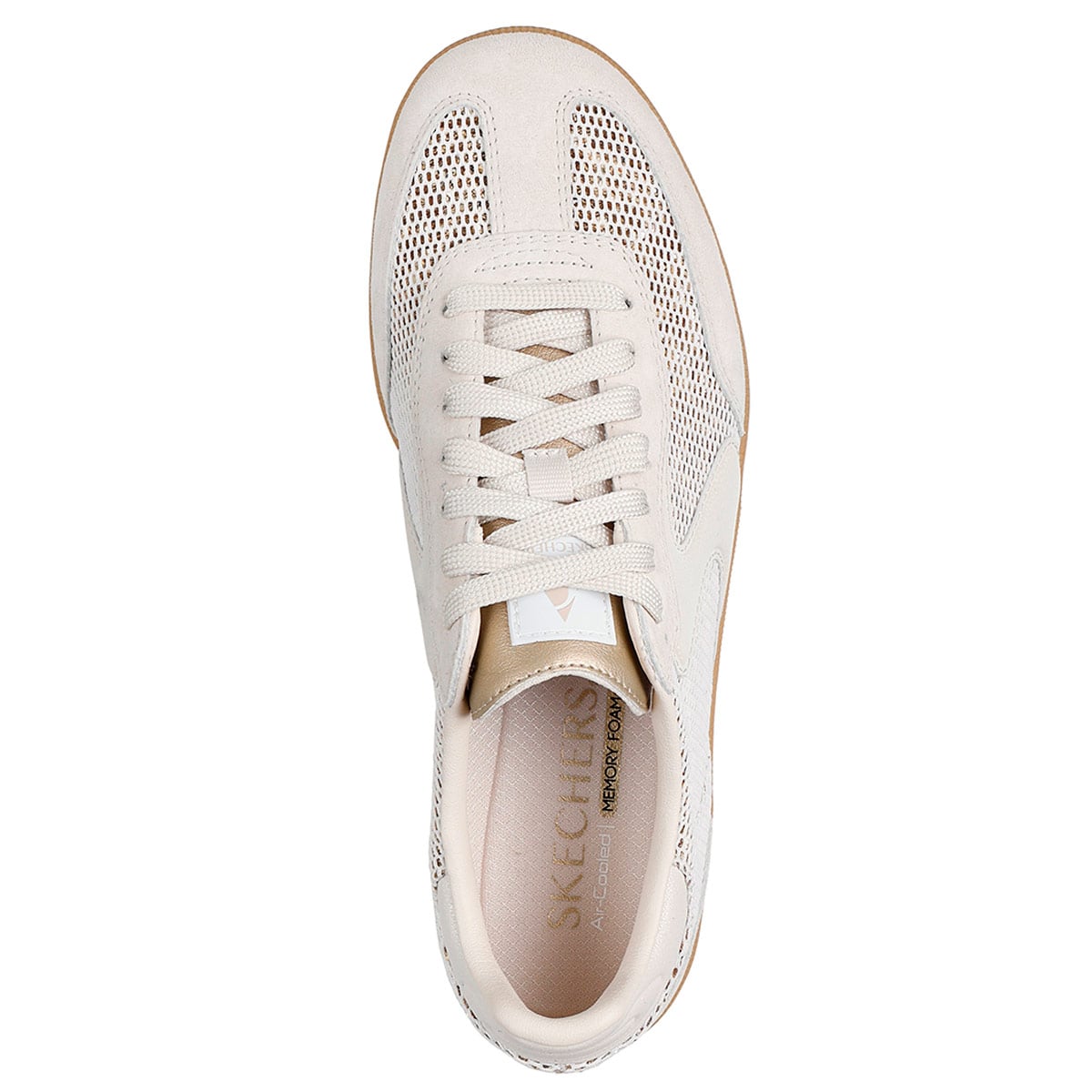 ZAPATILLAS MUJER SKECHERS URBANAS CREMA HOTSHOT - 4