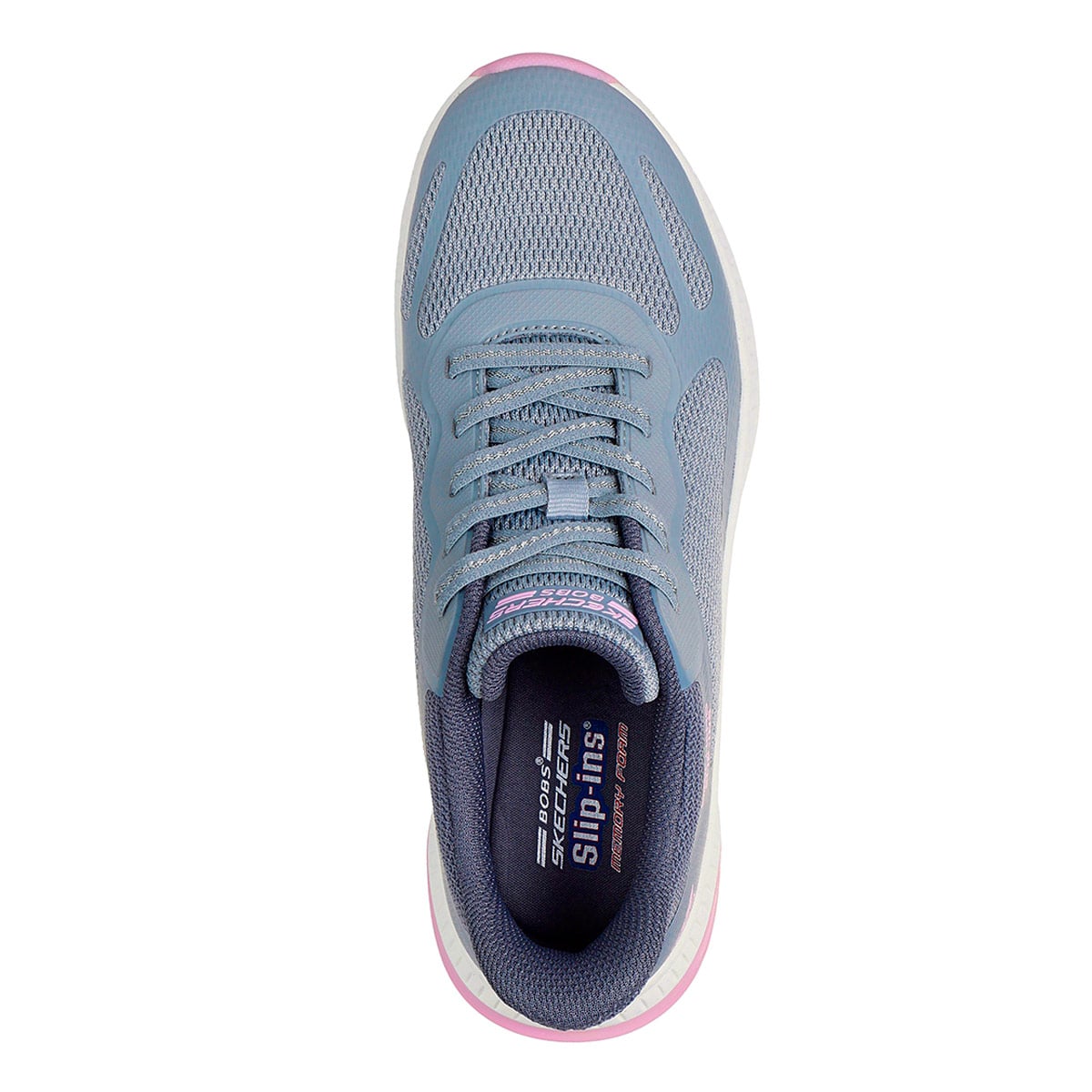 ZAPATILLAS MUJER SKECHERS URBANAS GRIS BOBS SQUAD - 5