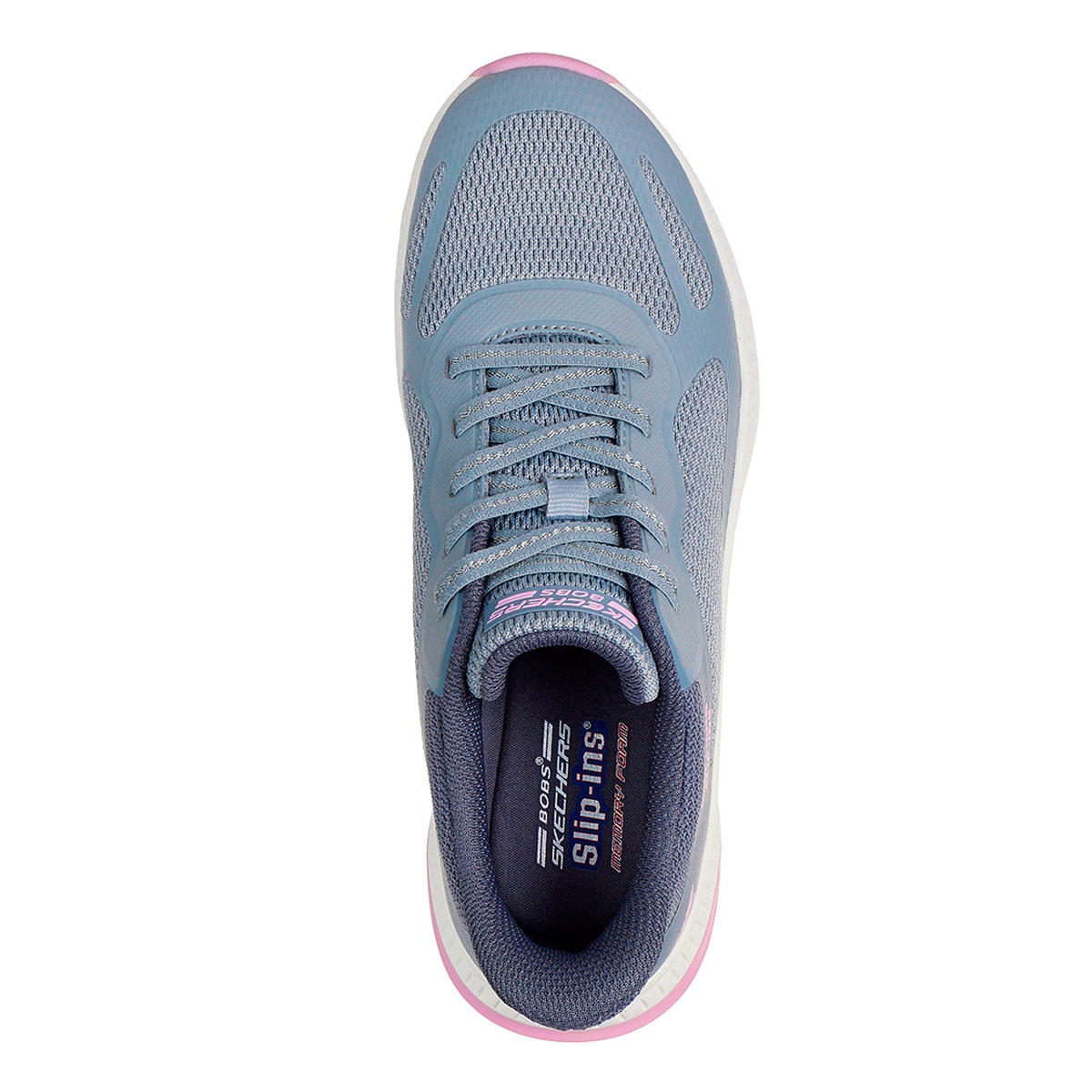 ZAPATILLAS MUJER SKECHERS URBANAS GRIS BOBS SQUAD - 5