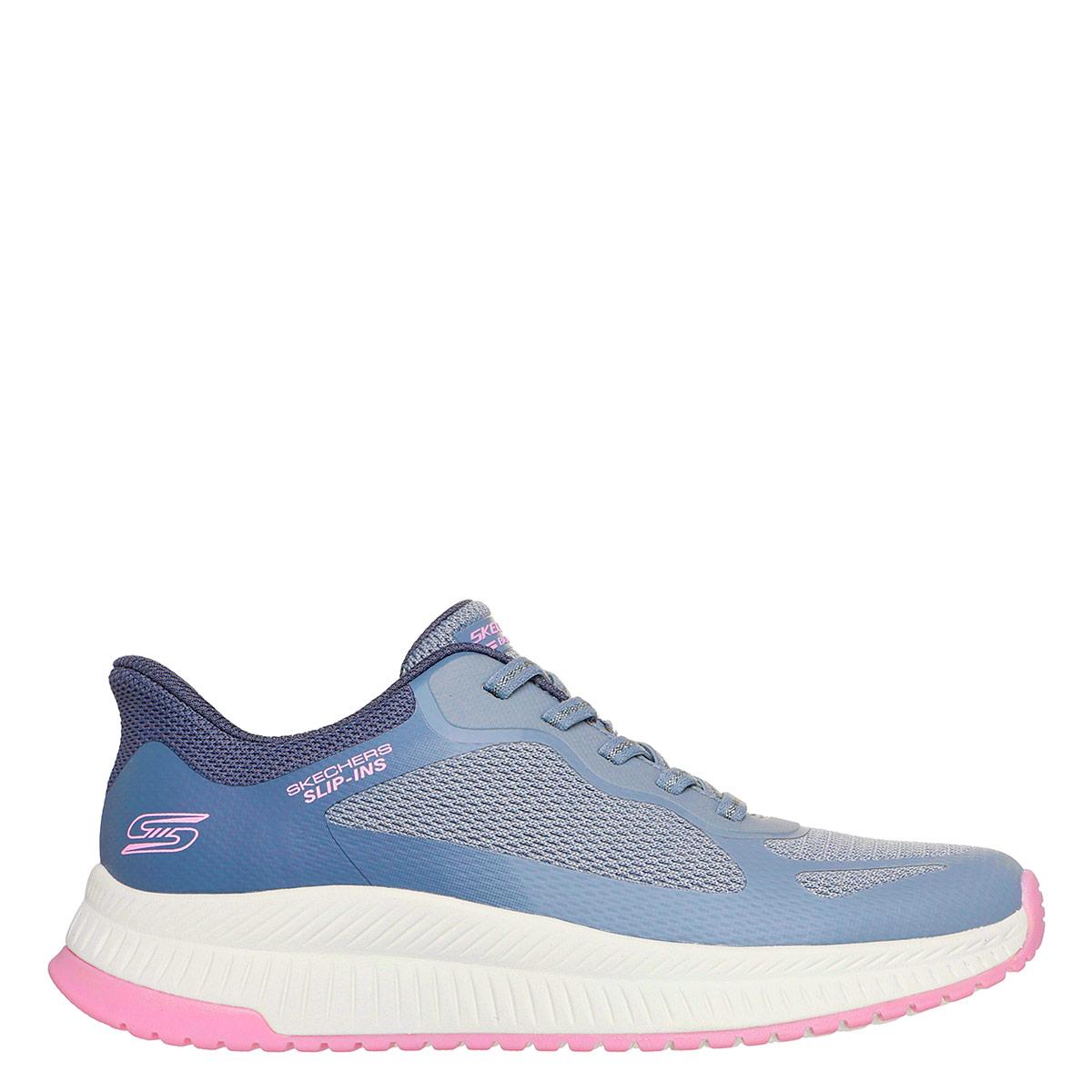 ZAPATILLAS MUJER SKECHERS URBANAS GRIS BOBS SQUAD - 1