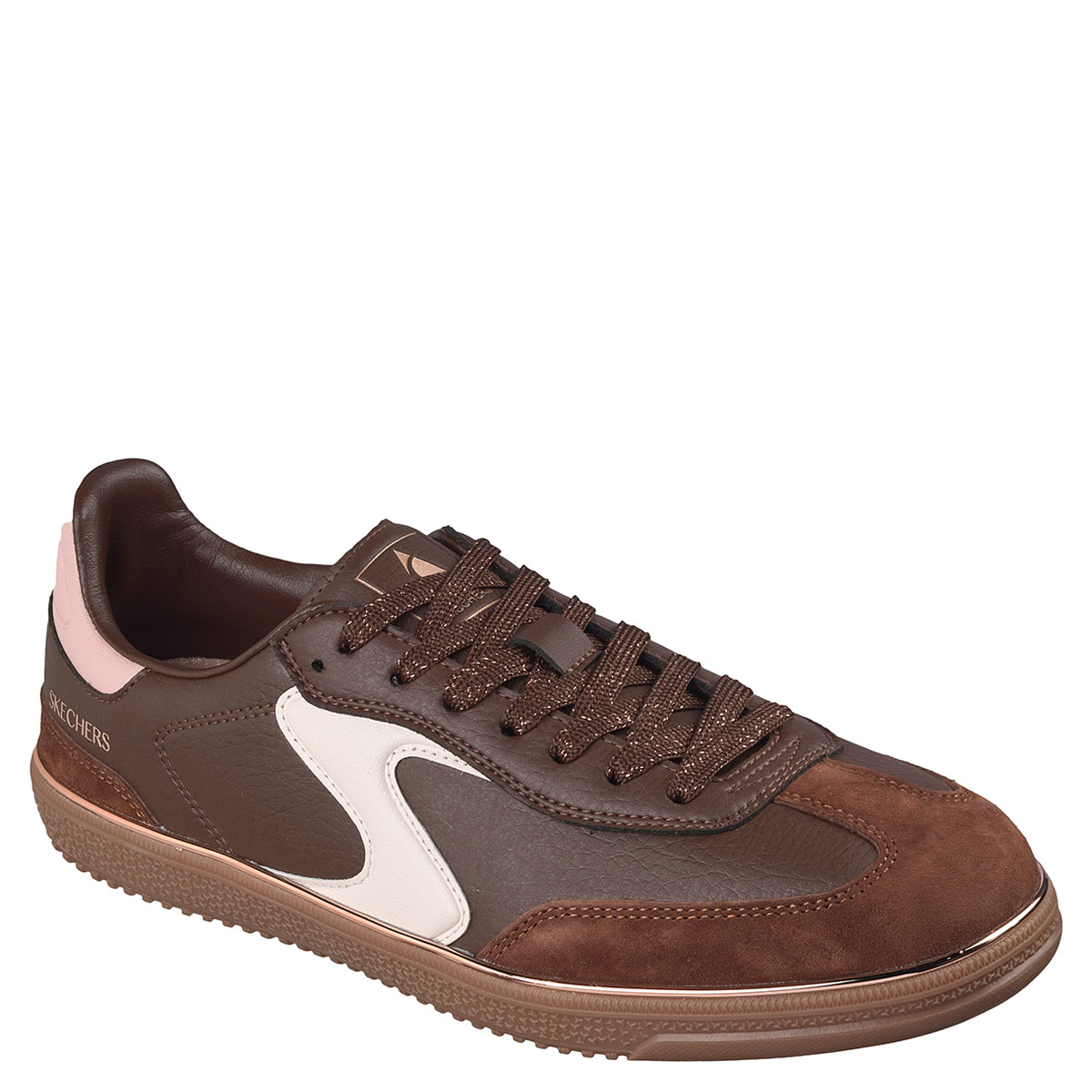 ZAPATILLAS MUJER SKECHERS URBANAS MARRÓN HOTSHOT - 2