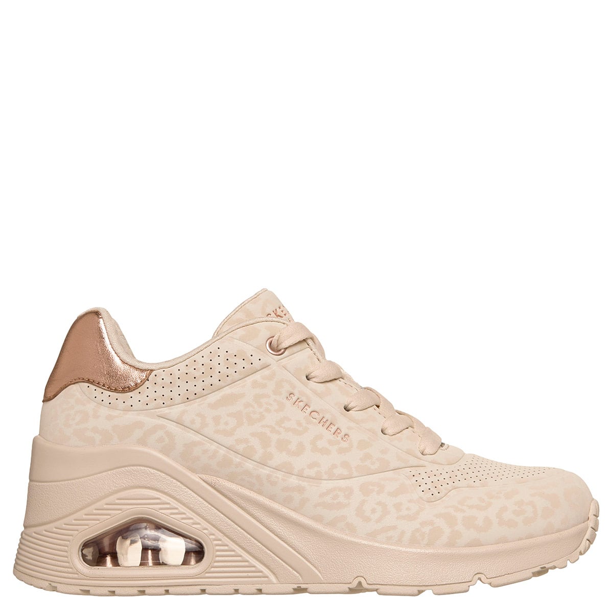 ZAPATILLAS MUJER SKECHERS URBANAS CREMA UNO WEDGE - 1