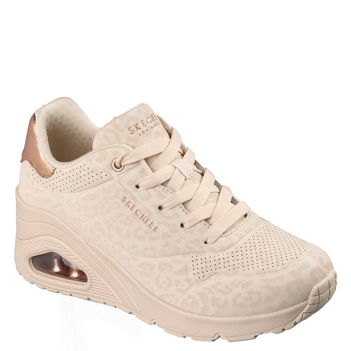 ZAPATILLAS MUJER SKECHERS URBANAS CREMA UNO WEDGE - 2