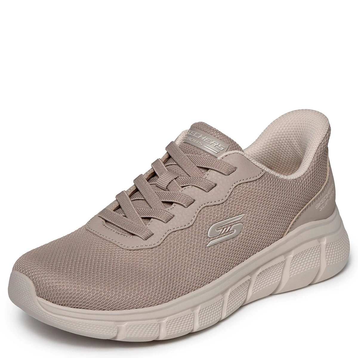 ZAPATILLAS MUJER SKECHERS URBANAS CREMA BOBS B FLEX - 3