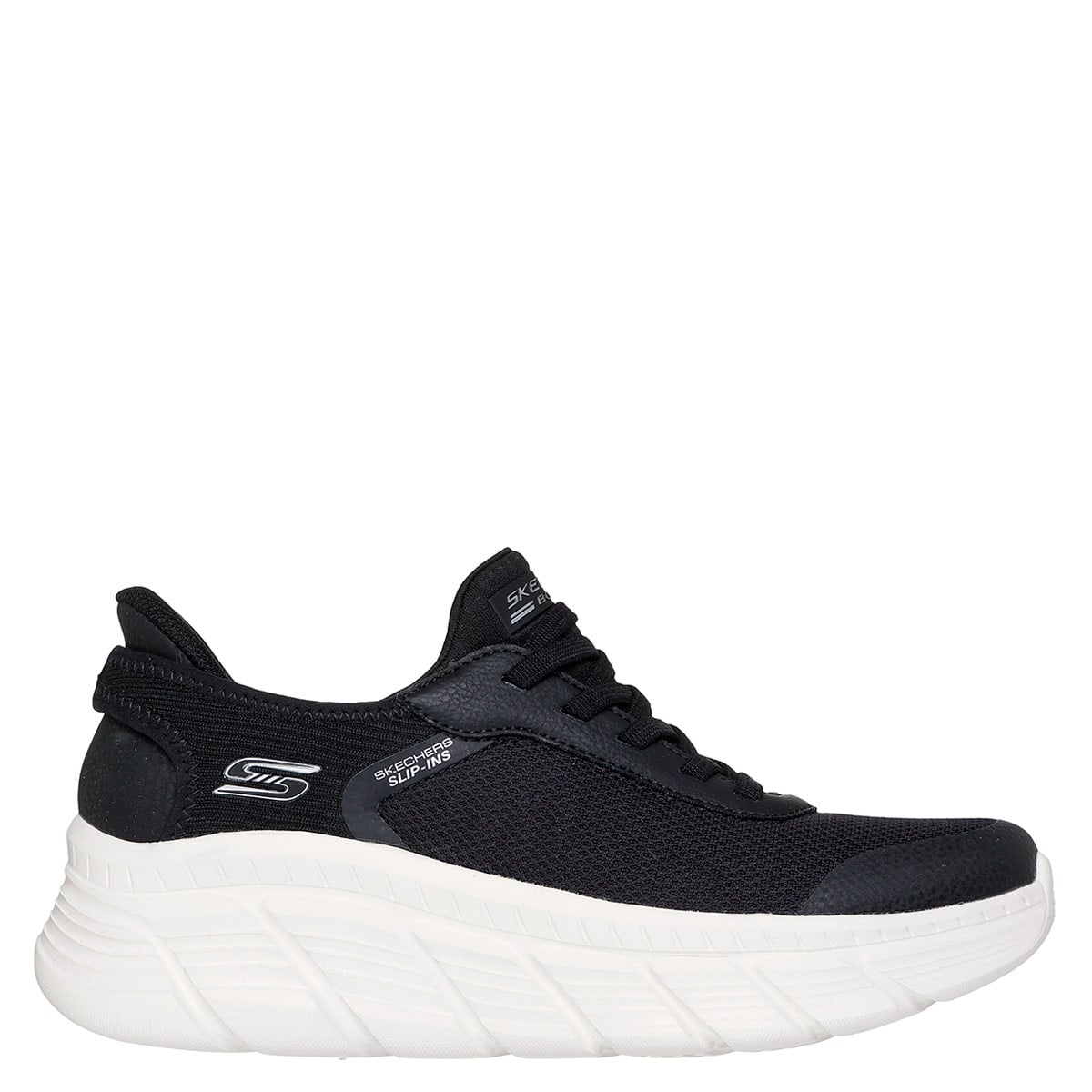 ZAPATILLAS MUJER SKECHERS URBANAS NEGRO BOBS B FLEX HI - 1