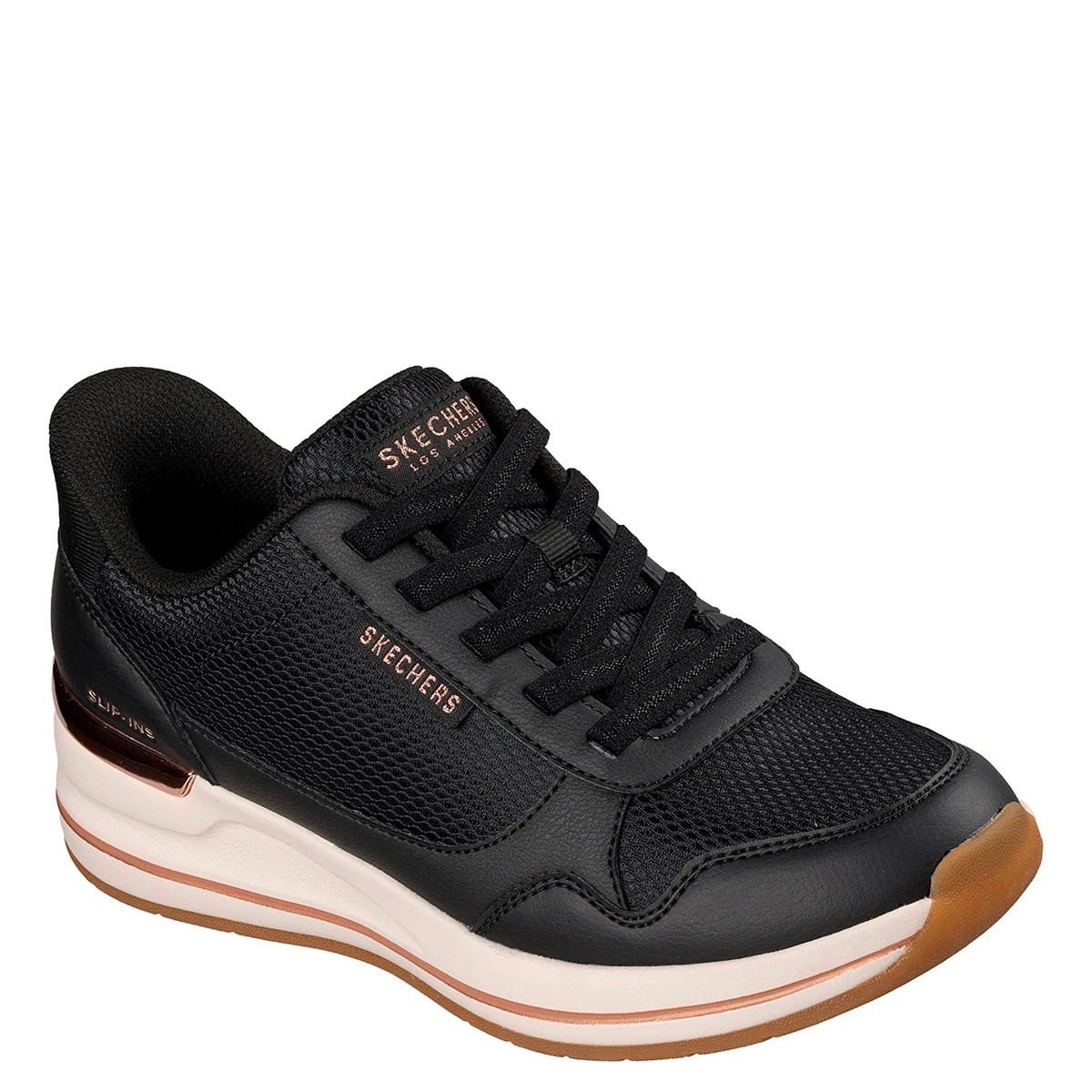 ZAPATILLAS MUJER SKECHERS URBANAS NEGRO BILLION - 2
