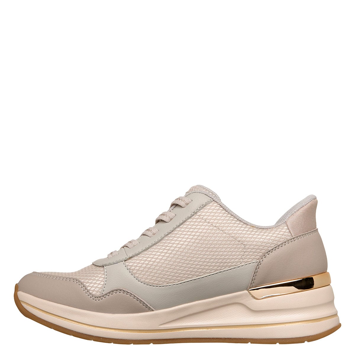 ZAPATILLAS MUJER SKECHERS URBANAS CREMA BILLION - 3