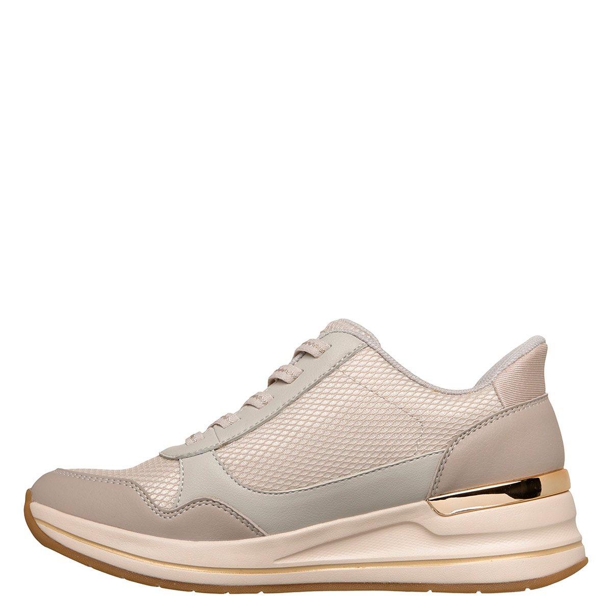 ZAPATILLAS MUJER SKECHERS URBANAS CREMA BILLION - 3