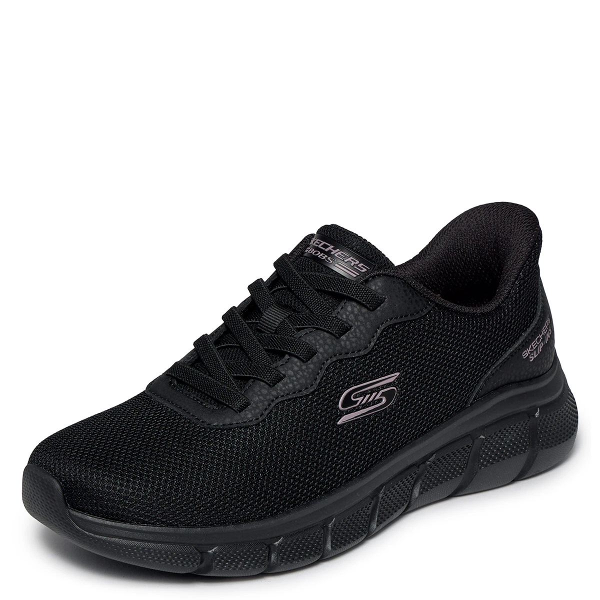 ZAPATILLAS MUJER SKECHERS URBANAS NEGRO BOBS B FLEX - 3
