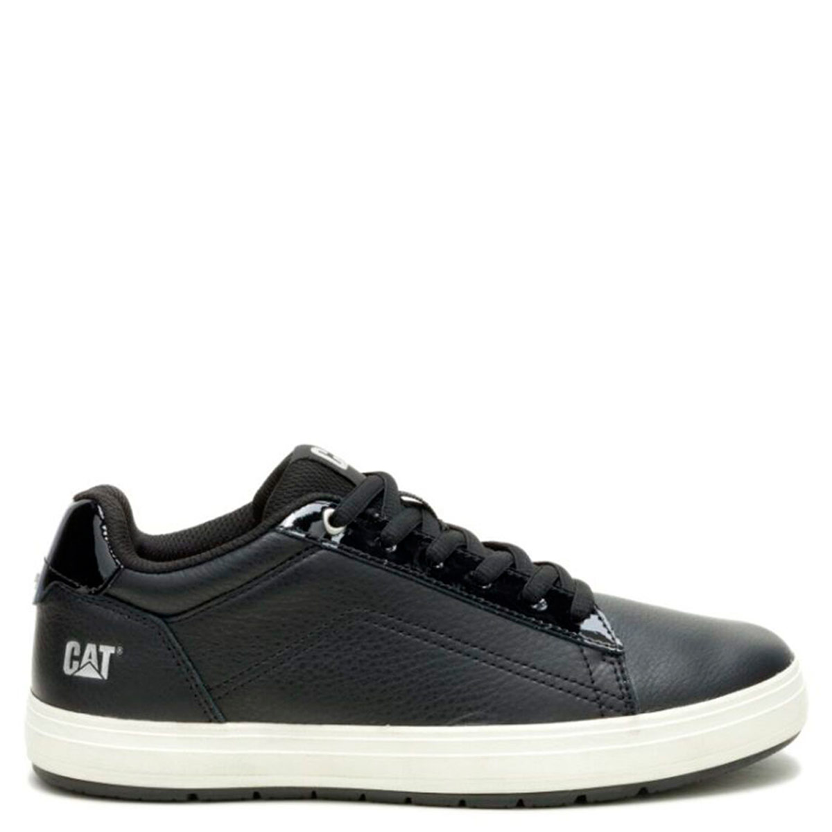ZAPATILLAS MUJER CATERPILLAR URBANAS NEGRO CUERO - 1