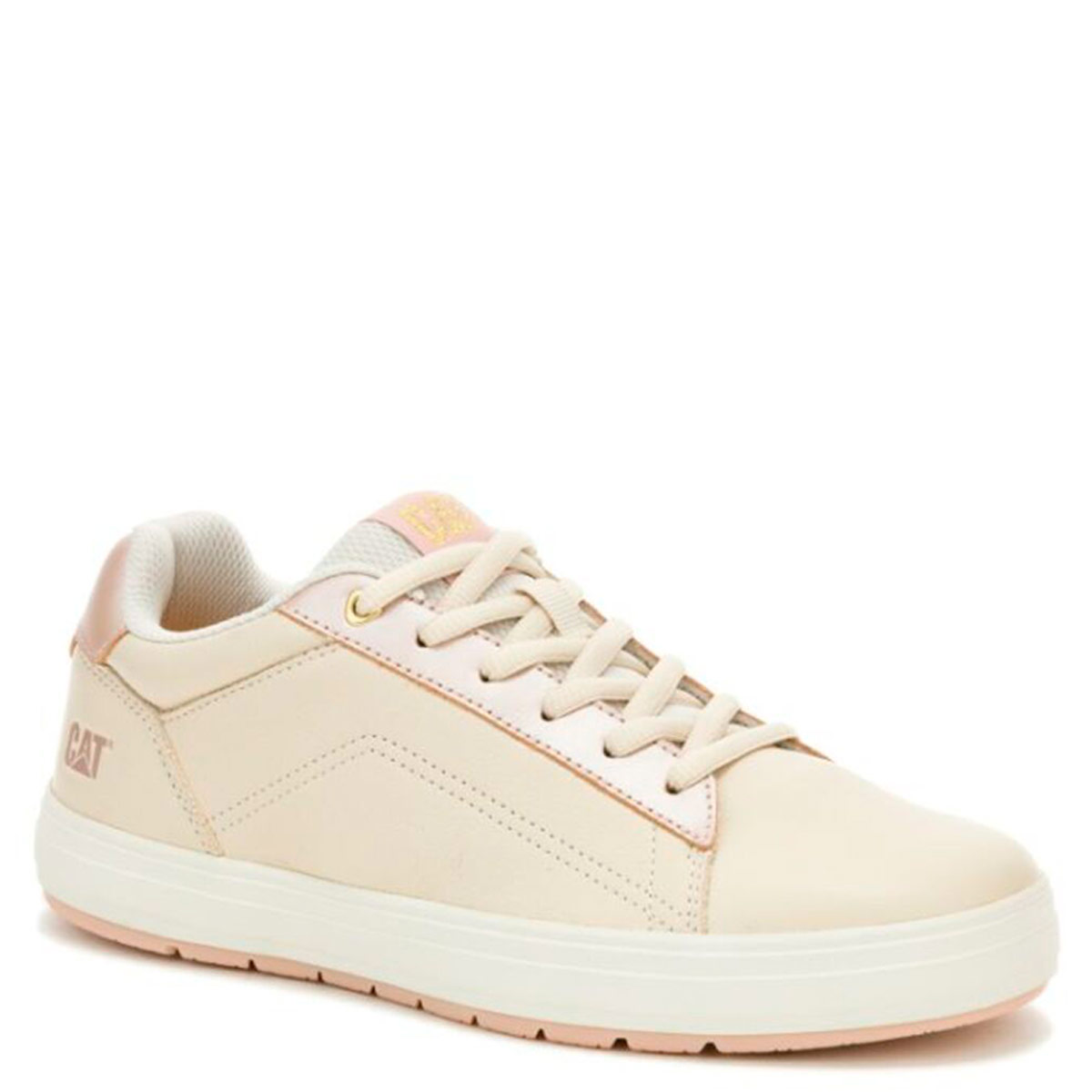 ZAPATILLAS MUJER CATERPILLAR URBANAS BEIGE CUERO - 2