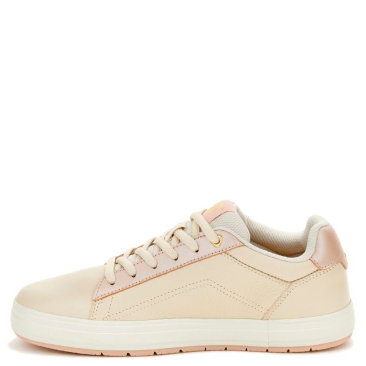ZAPATILLAS MUJER CATERPILLAR URBANAS BEIGE CUERO - 4