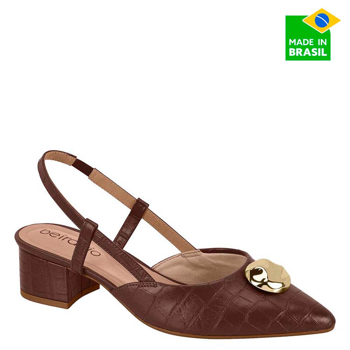 ZAPATOS VESTIR MUJER BEIRA RIO CHOCOLATE - 1