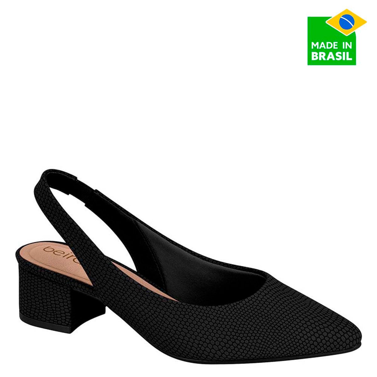 ZAPATOS DE VESTIR MUJER BEIRA RIO NEGRO - 1