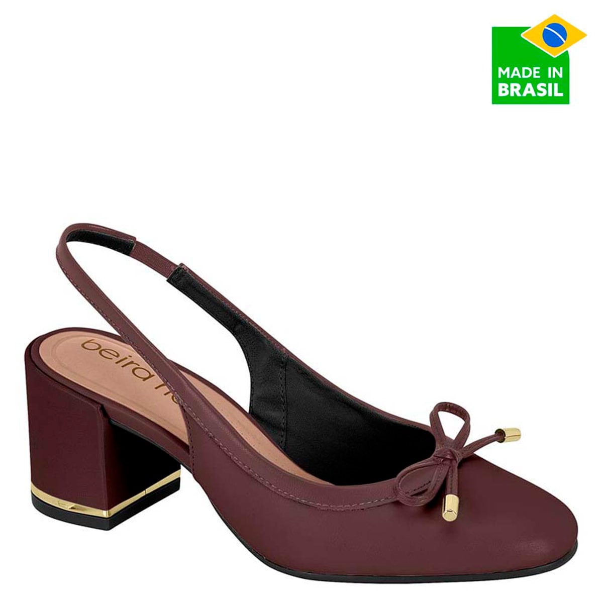 ZAPATOS DE VESTIR MUJER BEIRA RIO MARRÓN - 1