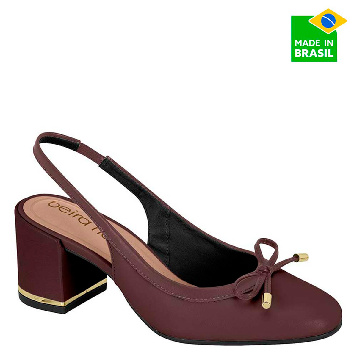 ZAPATOS DE VESTIR MUJER BEIRA RIO MARRÓN - 1