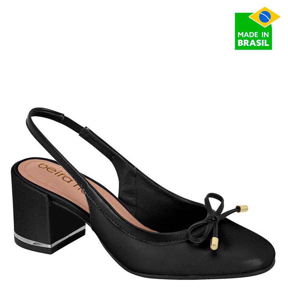 ZAPATOS DE VESTIR MUJER BEIRA RIO NEGRO - 1