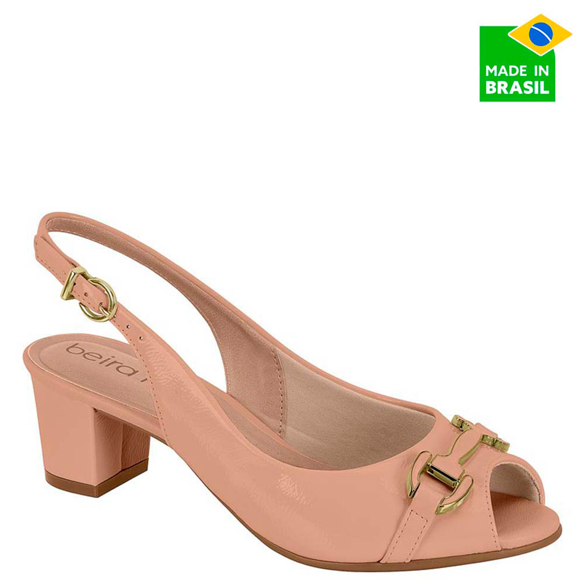 ZAPATOS DE VESTIR MUJER BEIRA RIO NUDE - 1