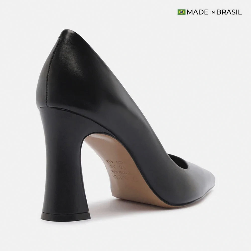 ZAPATOS DE VESTIR CUERO MUJER AREZZO NEGRO - 3