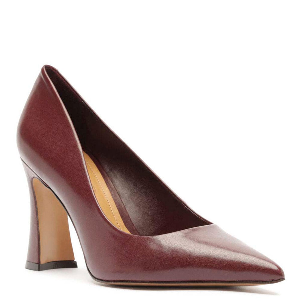 ZAPATOS DE VESTIR CUERO MUJER AREZZO CHOCOLATE - 3