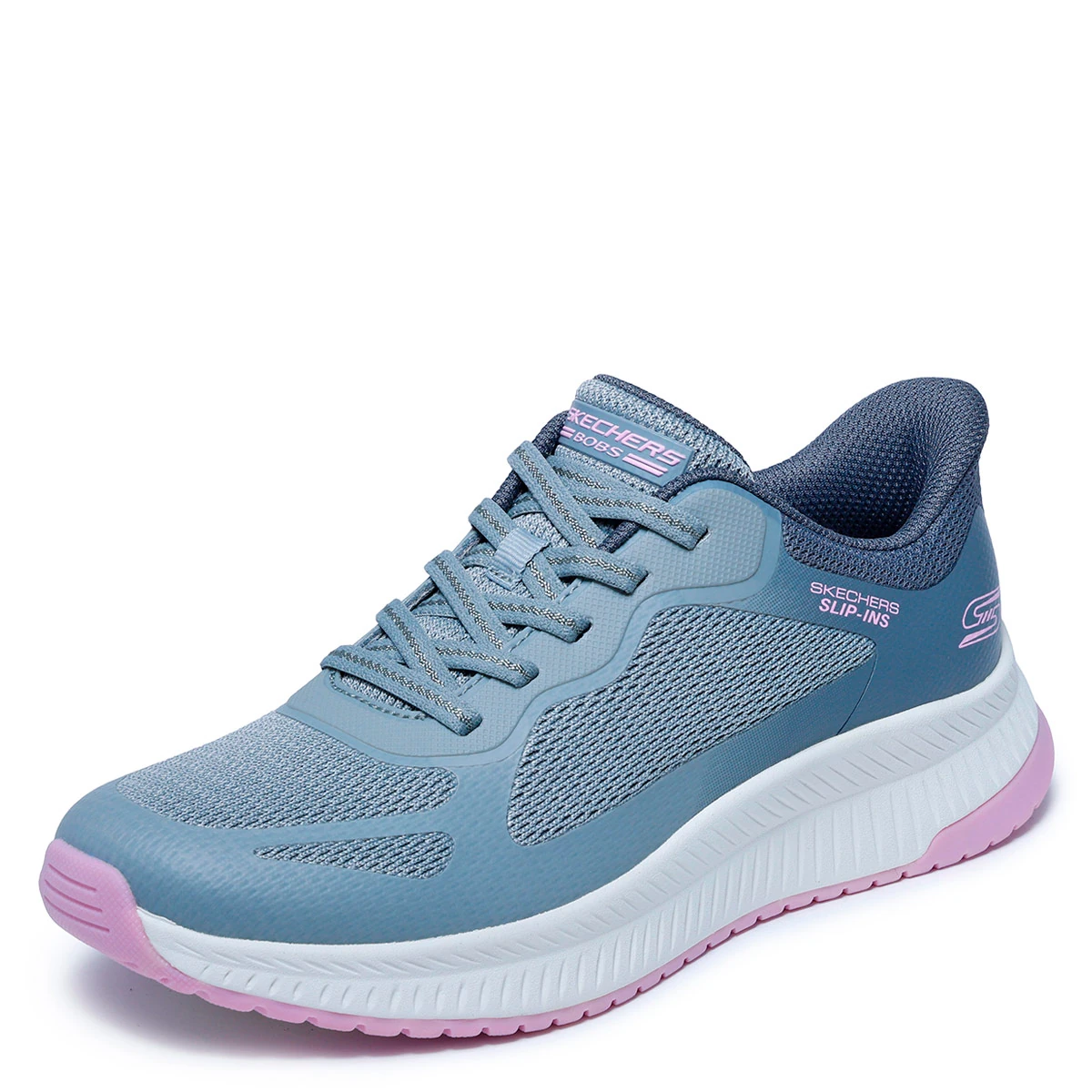 ZAPATILLAS MUJER SKECHERS URBANAS GRIS BOBS SQUAD - 3