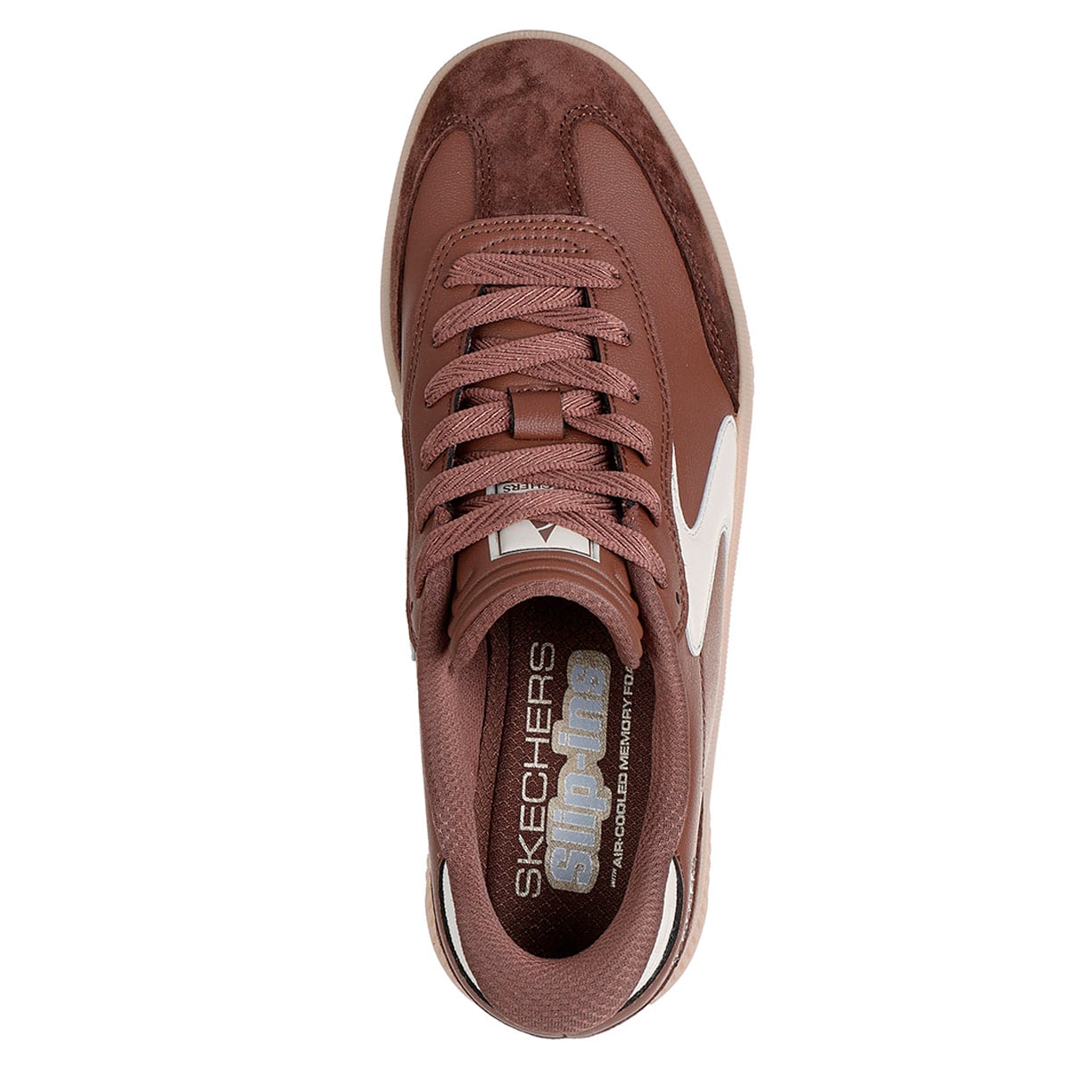 ZAPATILLAS MUJER SKECHERS URBANAS MARRÓN HOTSHOT HI - 5