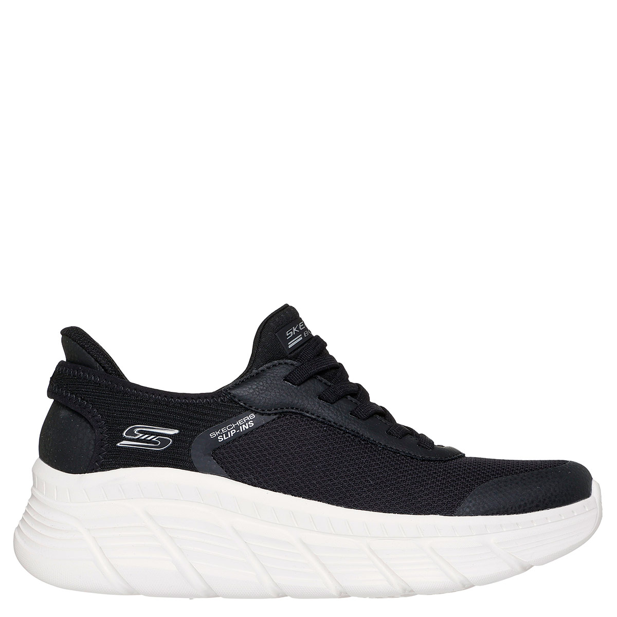 ZAPATILLAS MUJER SKECHERS URBANAS NEGRO BOBS B FLEX HI - 1