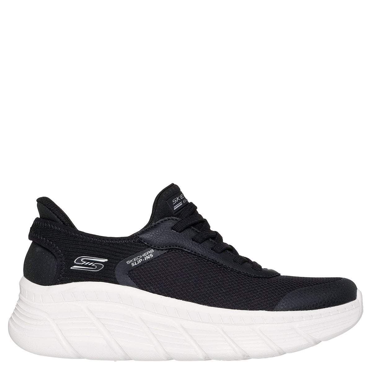 ZAPATILLAS MUJER SKECHERS URBANAS NEGRO BOBS B FLEX HI - 1