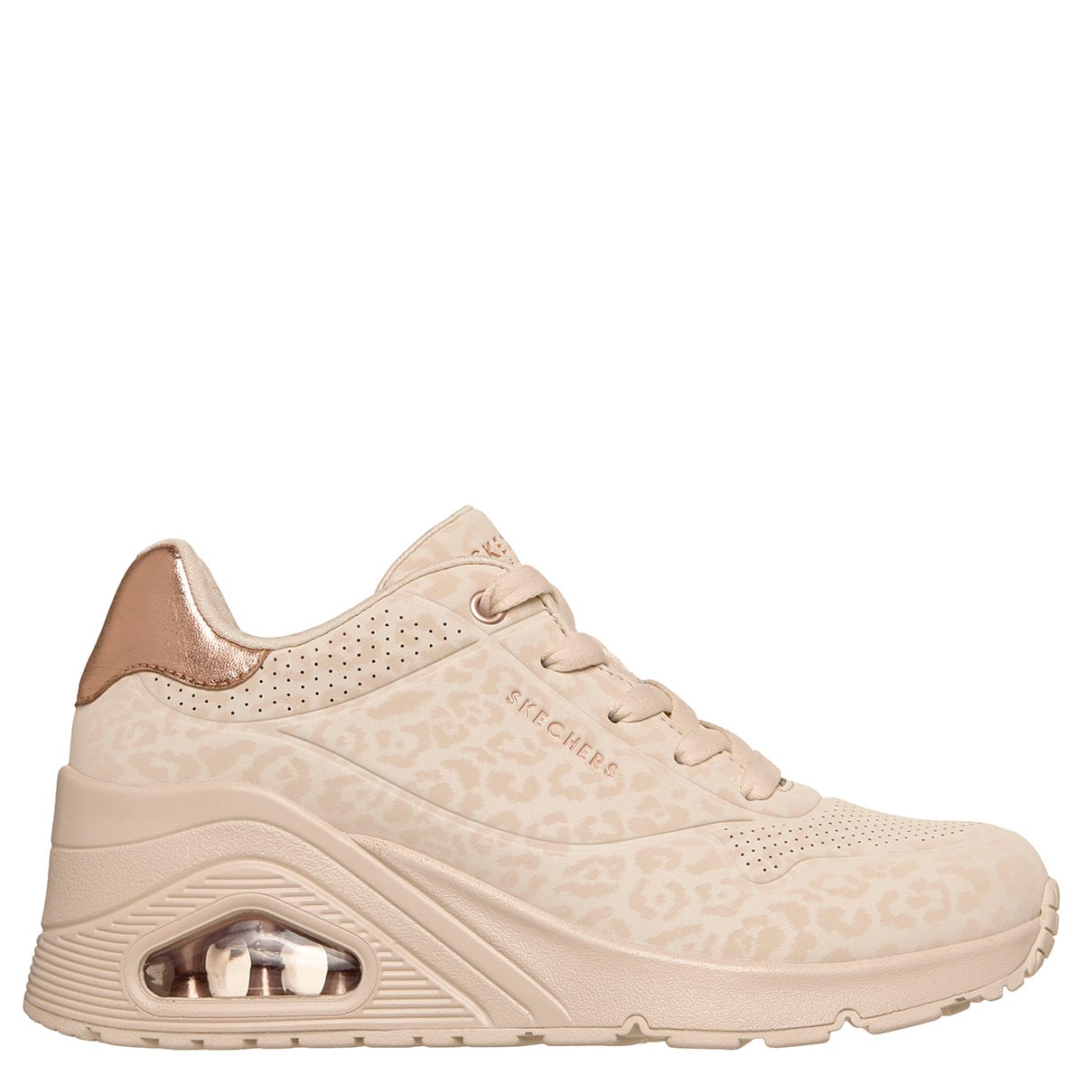 ZAPATILLAS MUJER SKECHERS URBANAS CREMA UNO WEDGE - 1