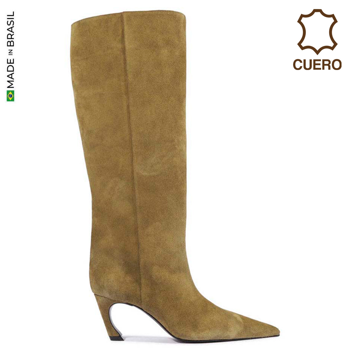 BOTAS CUERO MUJER SCHUTZ CAMEL - 1