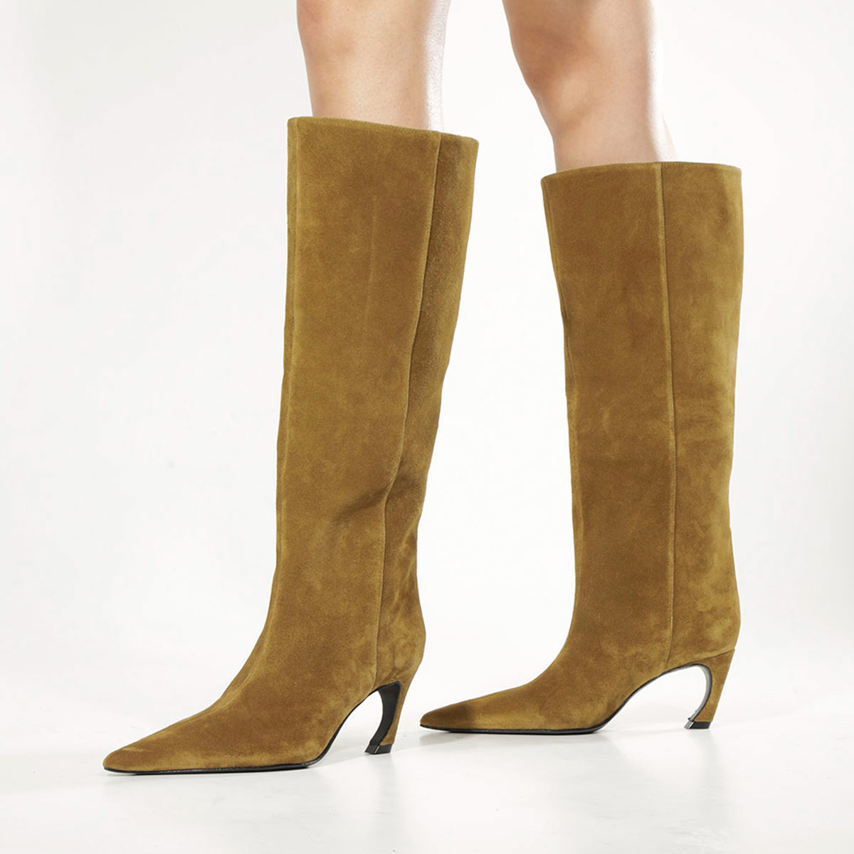 BOTAS CUERO MUJER SCHUTZ CAMEL - 6