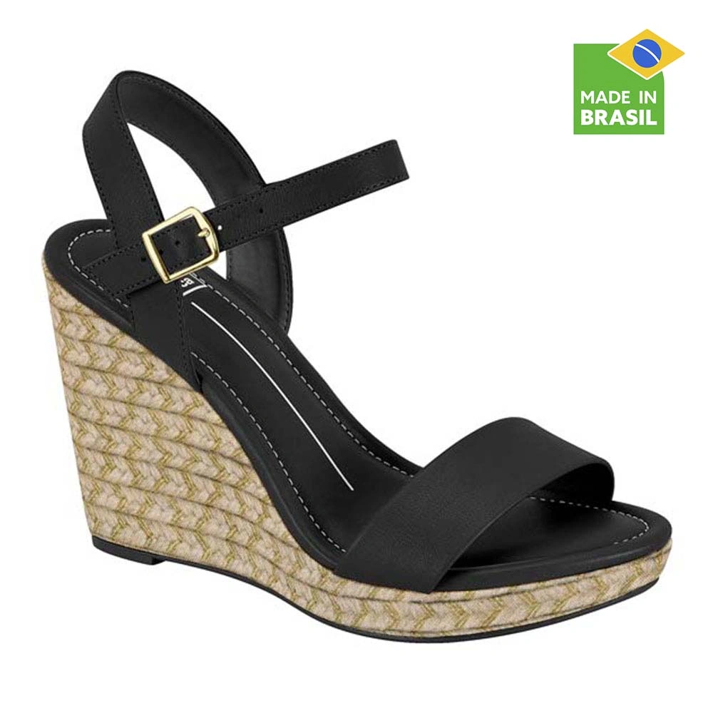 SANDALIAS MUJER MOLECA NEGRO - 1