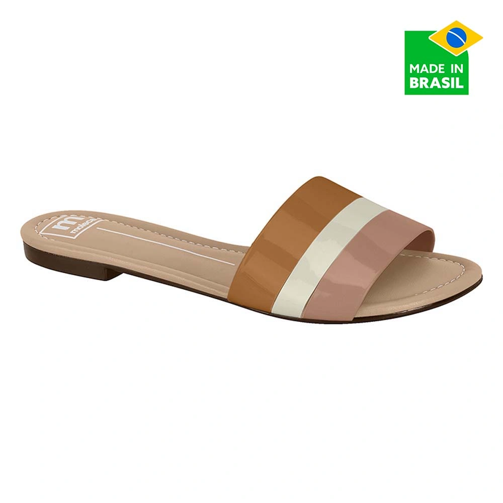 SANDALIAS MUJER MOLECA CAMEL - 1