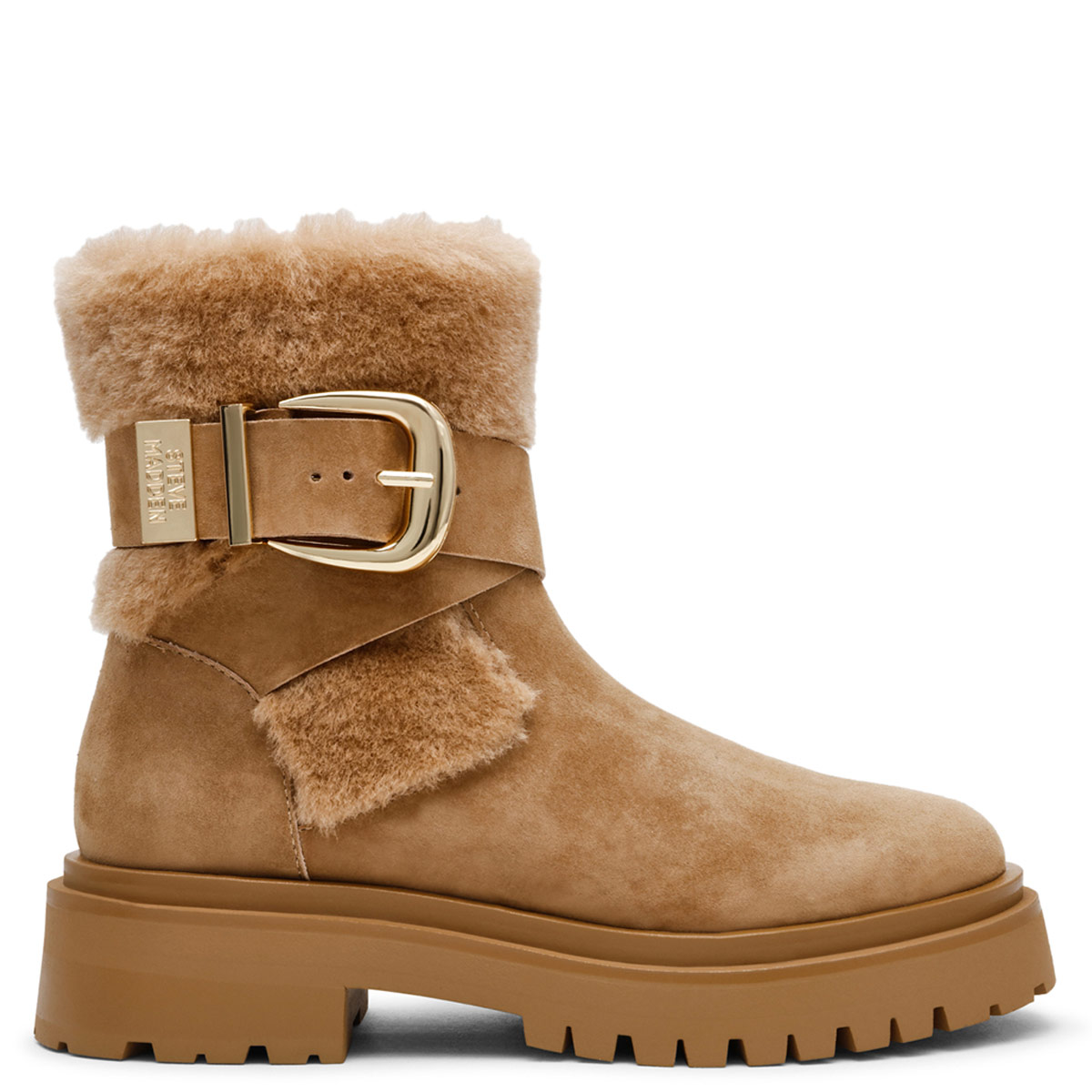 BOTINES MUJER STEVE MADDEN BEIGE LODGE - 1