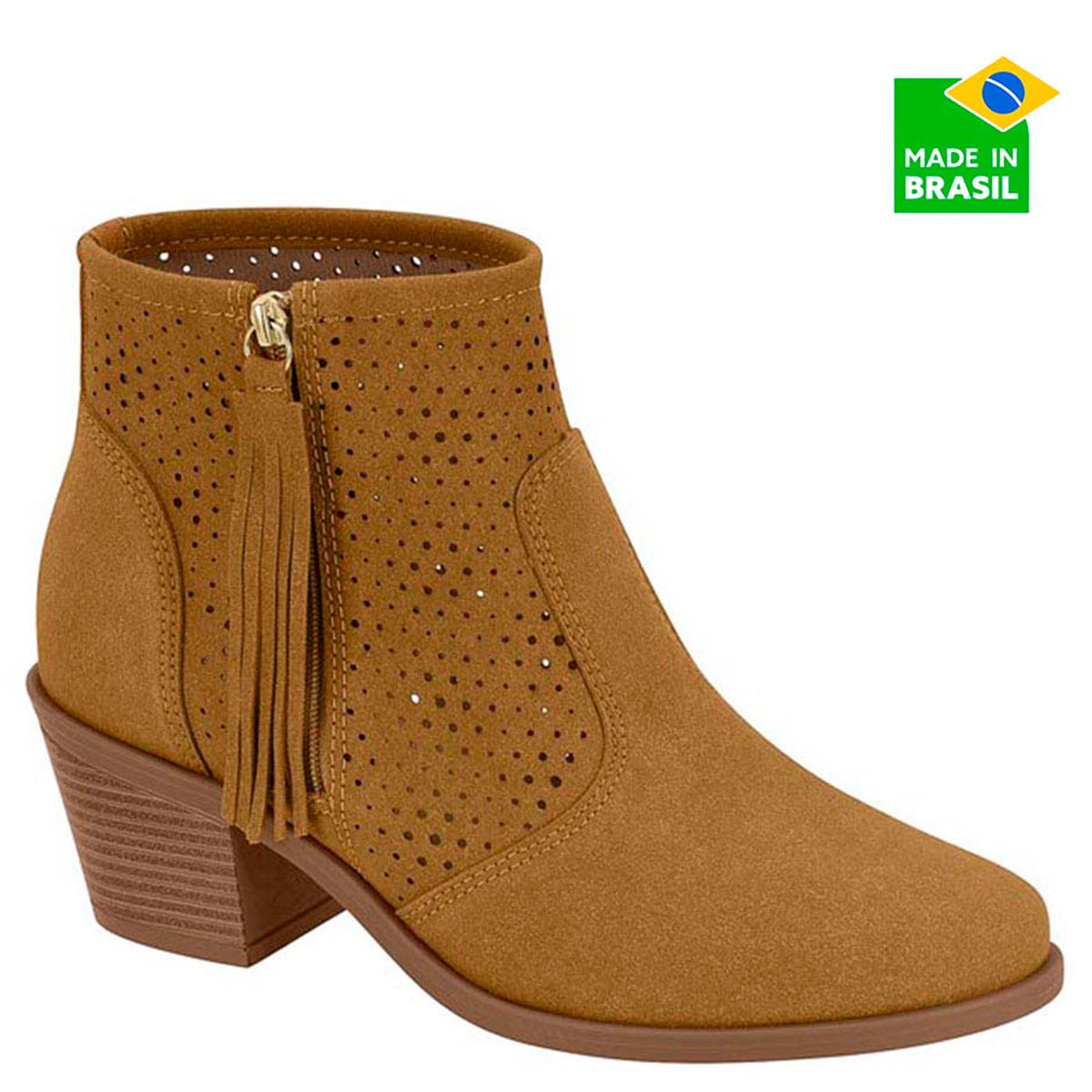 BOTINES MUJER MODARE CARAMELO - 1