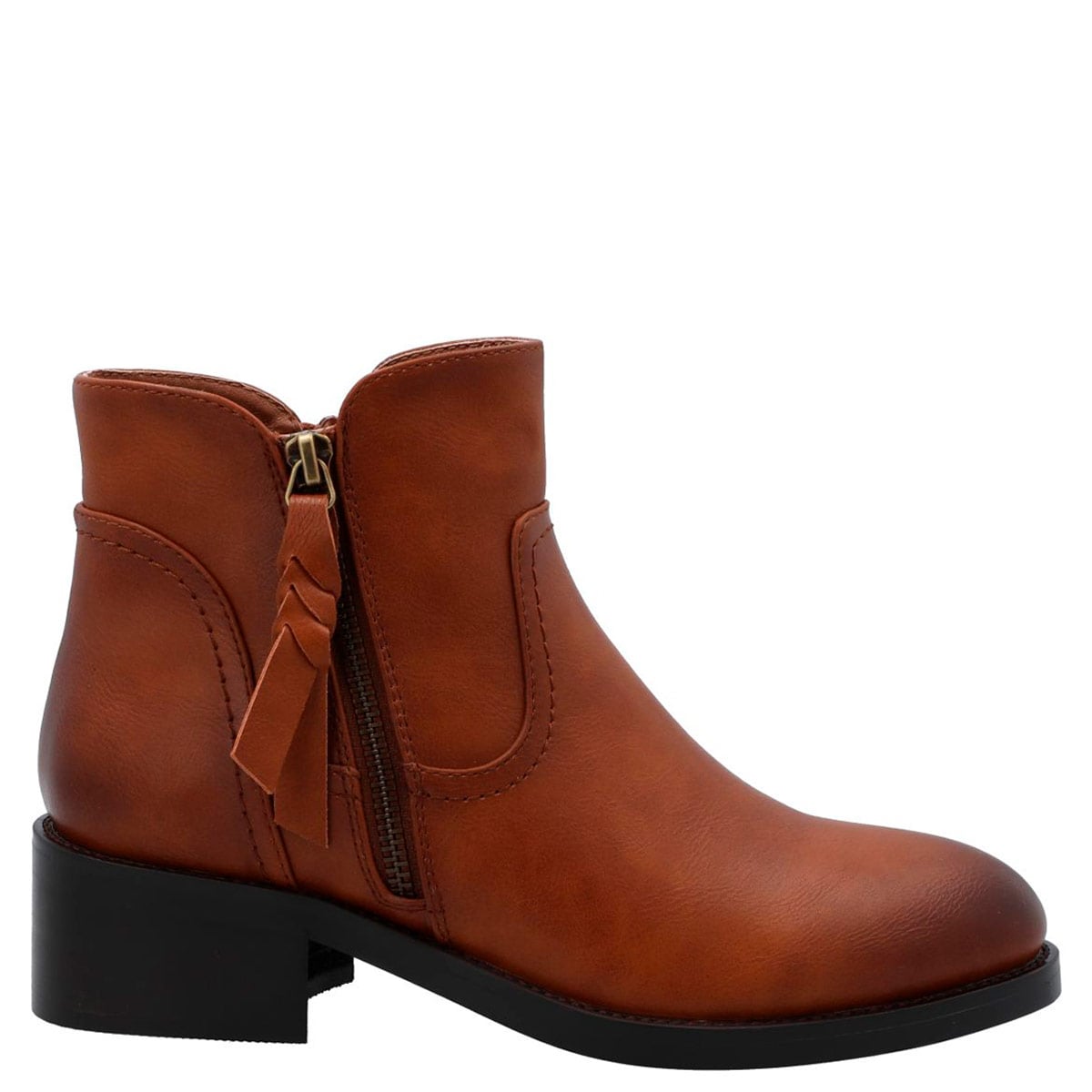 BOTINES MUJER HUSH-PUPPIES COGNAC ELIA - 1