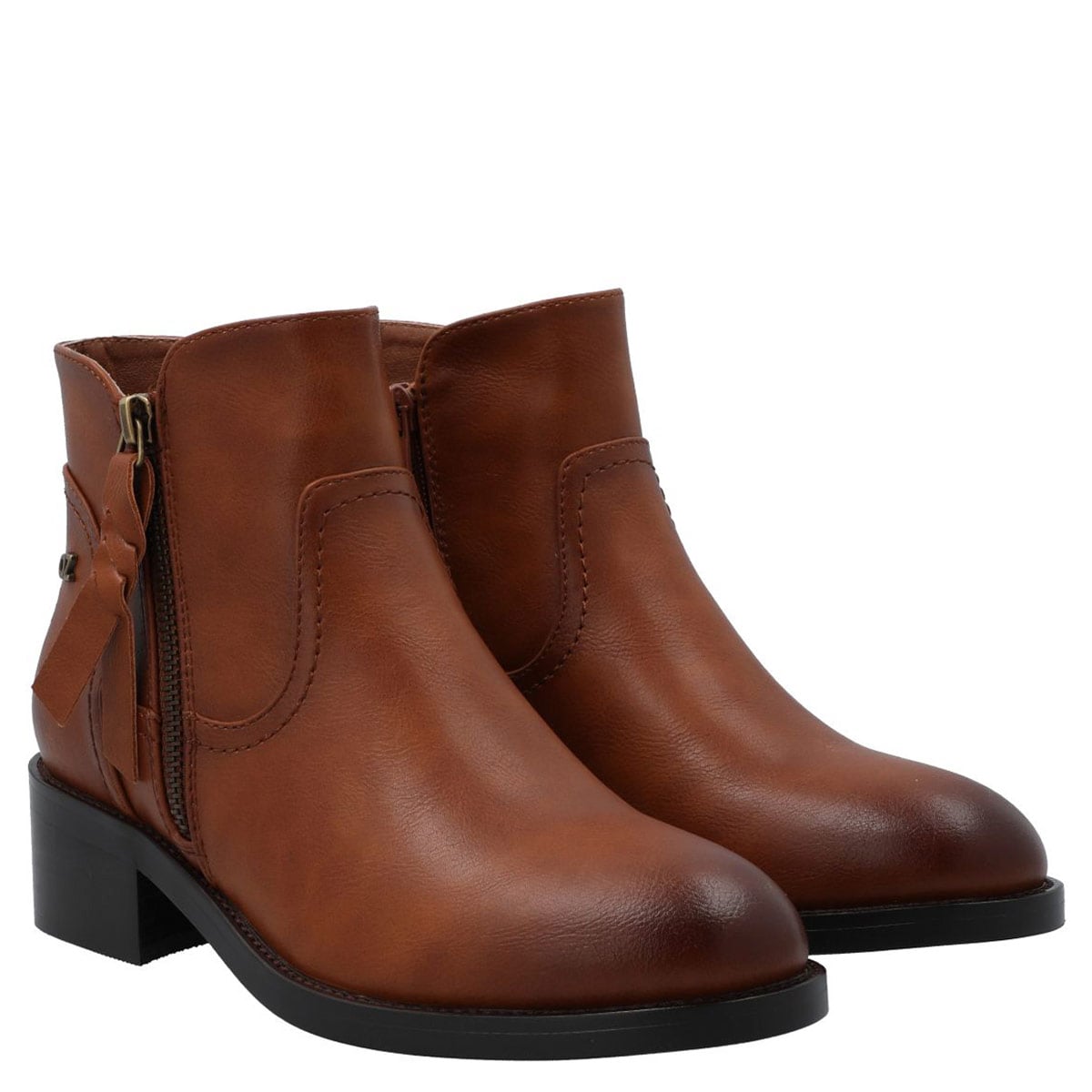 BOTINES MUJER HUSH-PUPPIES COGNAC ELIA - 2