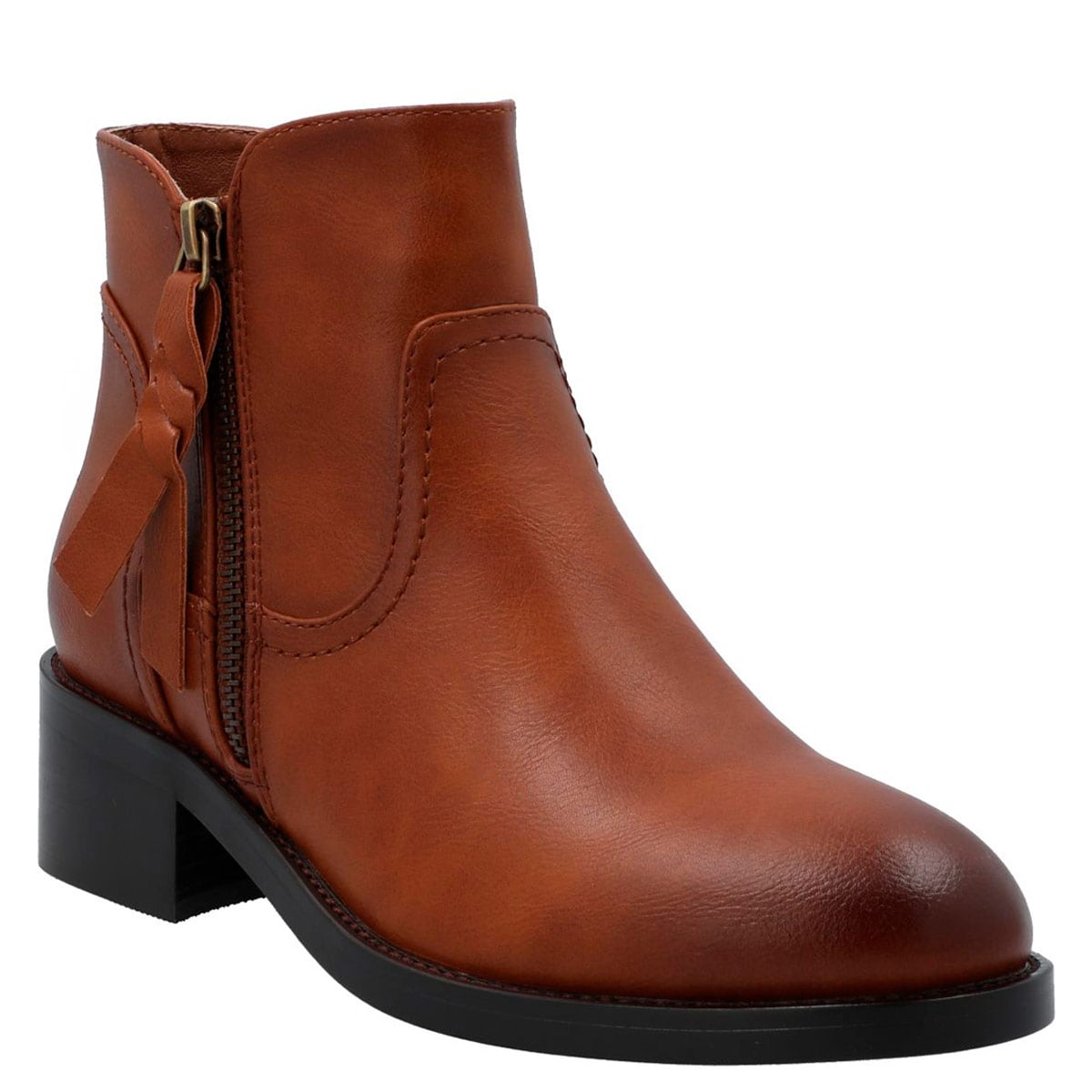 BOTINES MUJER HUSH-PUPPIES COGNAC ELIA - 4